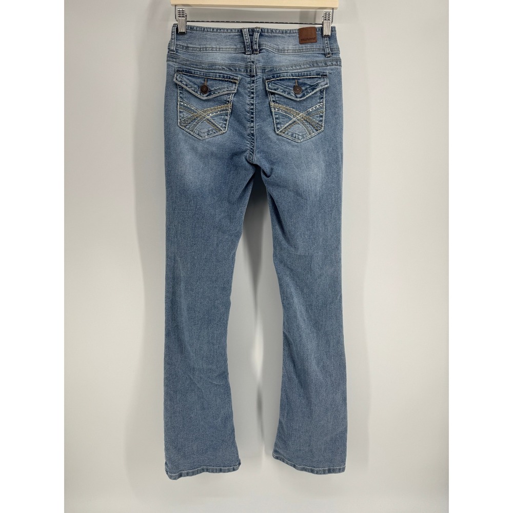 Wallflower Luscious Curvy Fit Bootcut Jeans Blue WLM08234B Womens 5 Long - Picture 4 of 7